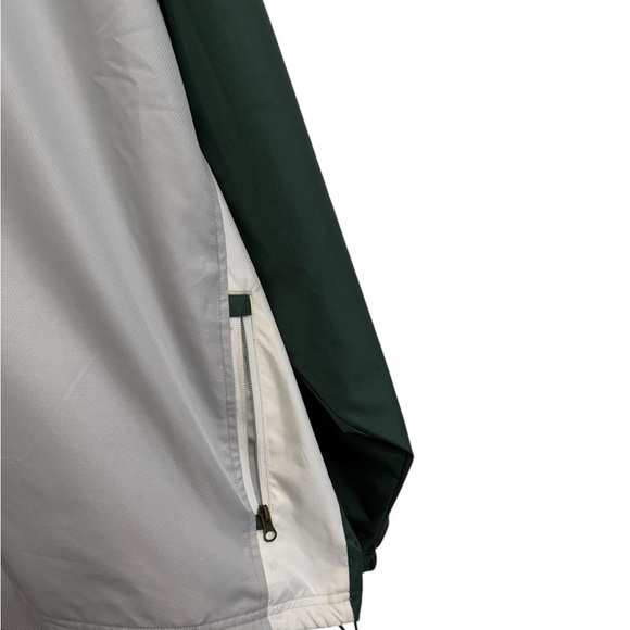 Pro Edge Vintage Michigan State Spartans Windbreaker Jacket XXL Green White - Picture 3 of 8